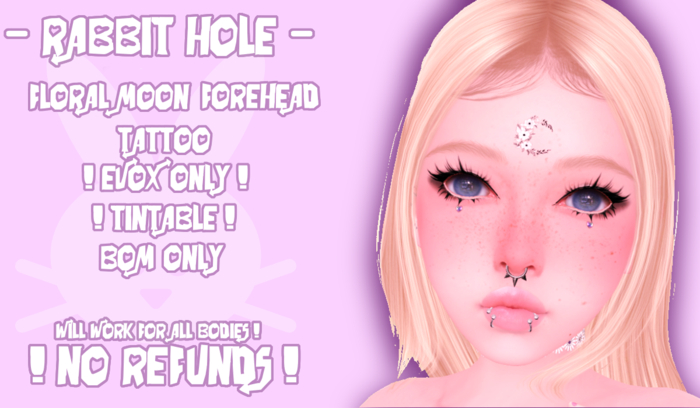 ~Rabbit Hole~ Floral Moon