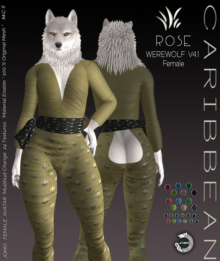 JOMO FURRY ROSE For Werewolf V4.1 Female