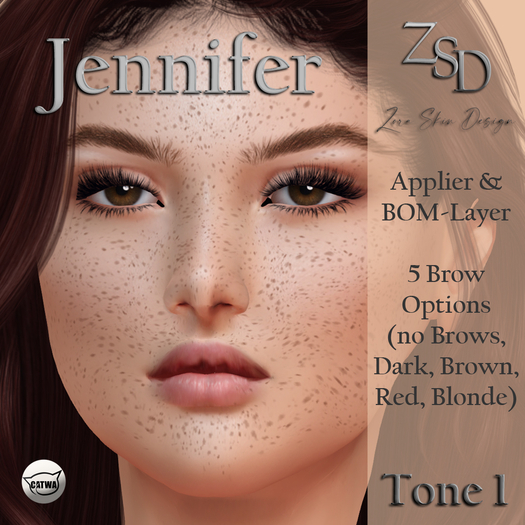 ZSD Catwa Jennifer - Tone 1