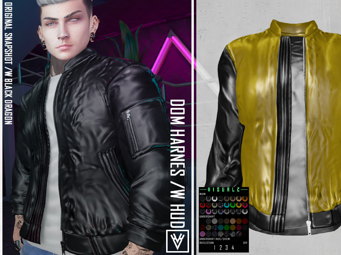 [ xVx ]BOM JACKET - YELLOW