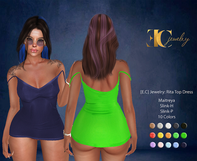 [E.C] Jewelry: Rita Top (FATPACK)