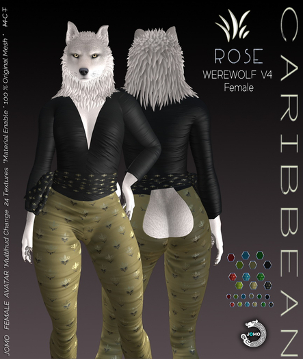 JOMO ROSE For Werewolf  V 4  Female (BOX WEAR  ME)