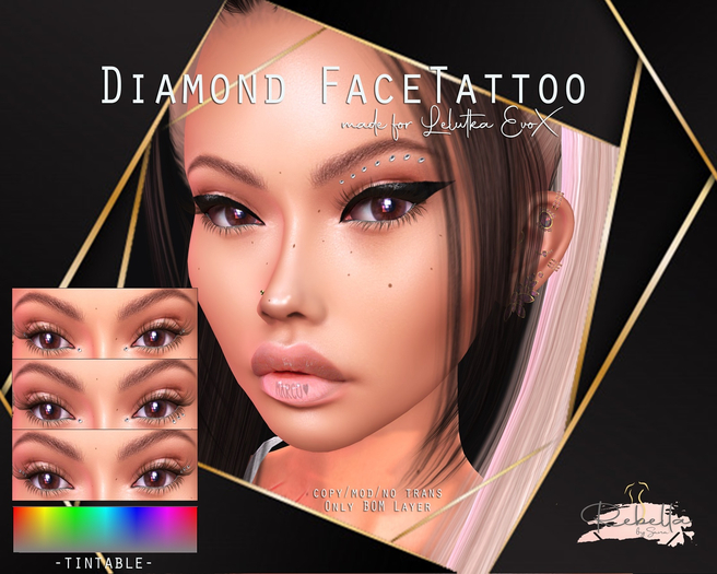 Rebella - Diamonds Face Tattoo [LeL EvoX]