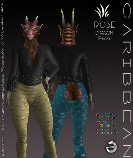 JOMO ROSE For Dragon  Female (BOX WEAR  ME)