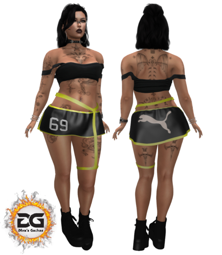 DG Skirt 69-Yellow--Box