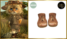 *DB* DINKIES VINTAGE SAFARI BOOTS* cognac