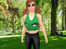 Crop top-Evil Twin