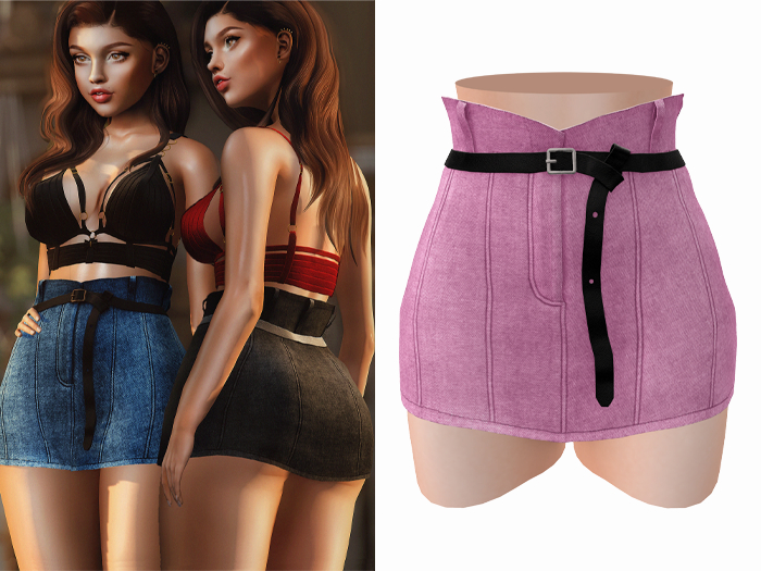 -[ vagrant ]- Emily Skirt - Cold Pink