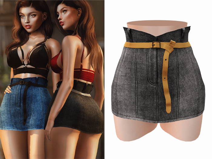 -[ vagrant ]- Emily Skirt - Grey