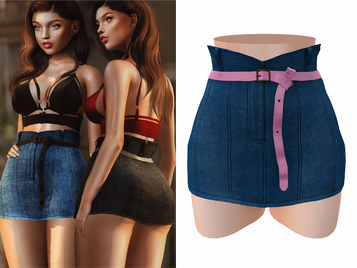 -[ vagrant ]- Emily Skirt - Original Blue