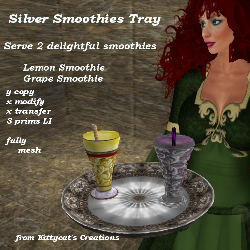 Silver Smoothies Tray box