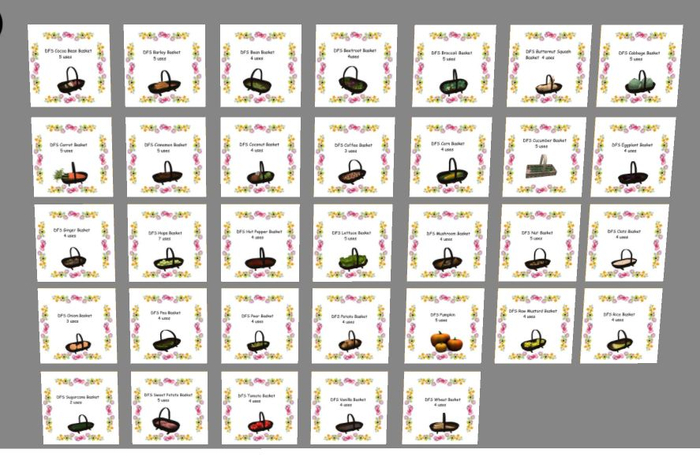 DFS pack texture basket x33