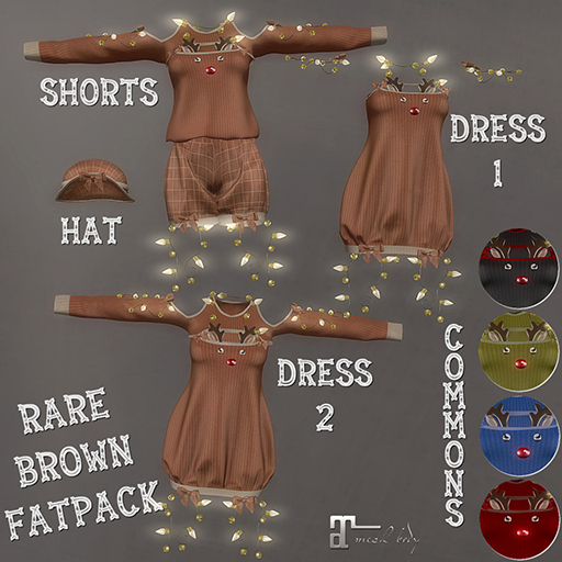 * Happy Holidays * Brown Fatpack RARE