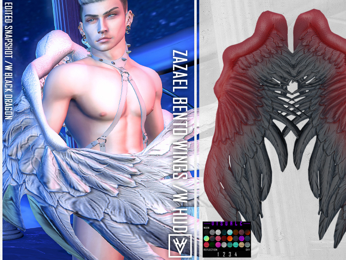 [ xVx ]ZAZAEL BENTO WINGS - SIN
