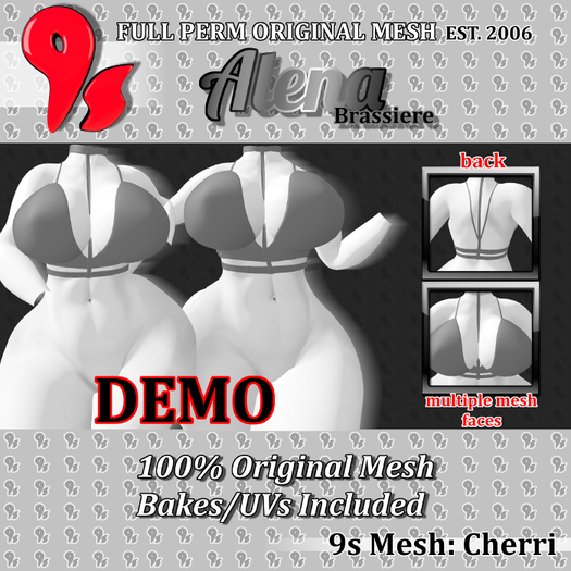 9s Mesh: Alena Brassiere FP [CHERRI] - DEMO (add me!)