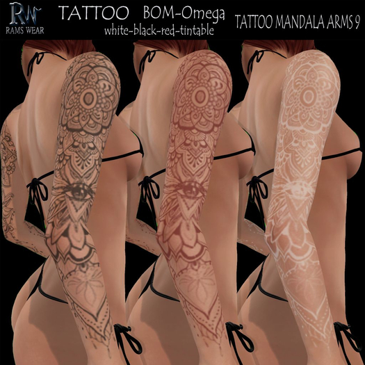 RAMS WEAR-Tattoo Mandala Arms 9