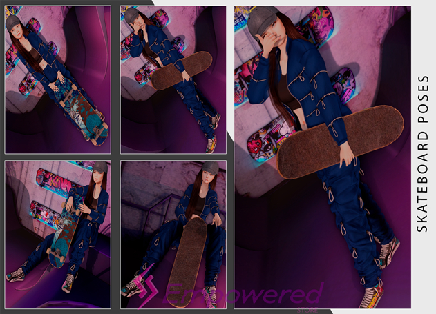 [Empowered] Skateboard Poses - BOX
