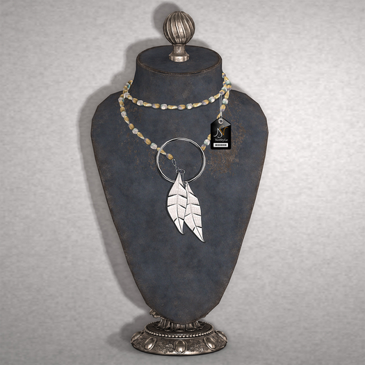 NetStyLe FLora Necklace Silver Colorful