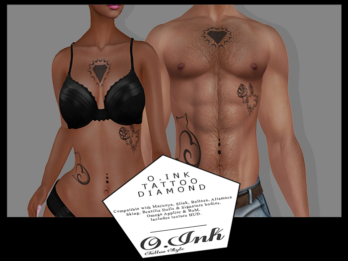 O.Ink Diamond Tattoo - Wear me/ Touch me