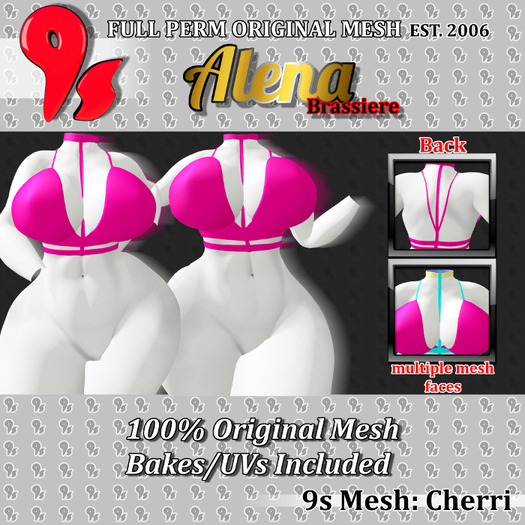 9s Mesh: Alena Brassiere FP [CHERRI] (add me!)