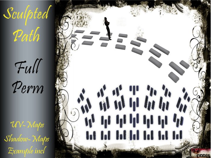 sculpted path FULL PERM UV+Shadow-Maps