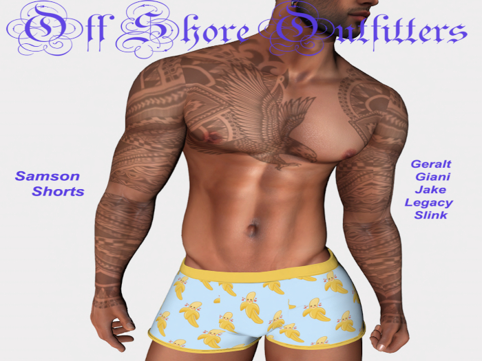 Off Shore Outfitters - Samson Shorts - Light Blue