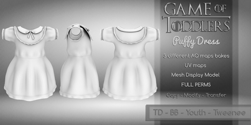 {GoT} Puffy Dress [DEMO] (wear)