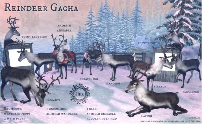 Jinx :Reindeer Gacha Signpost RIGHT - REZZ to Unpack