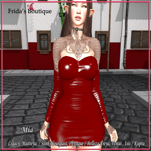 [FB] Mia Mini Dress ~ RED