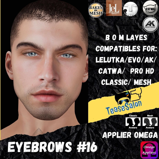 #TS# Beard #16 BOM - Lel Evo/Catwa HD Pro/AK/ Classic