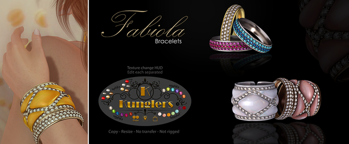 KUNGLERS - Fabiola bracelets DEMO