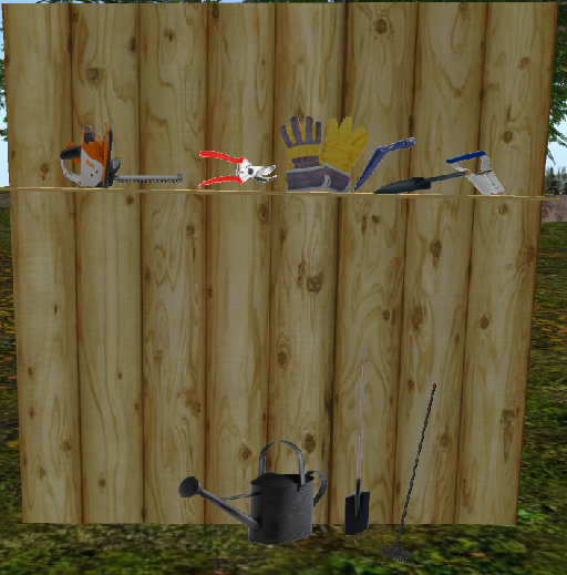 box outils de jardin/garden tools box