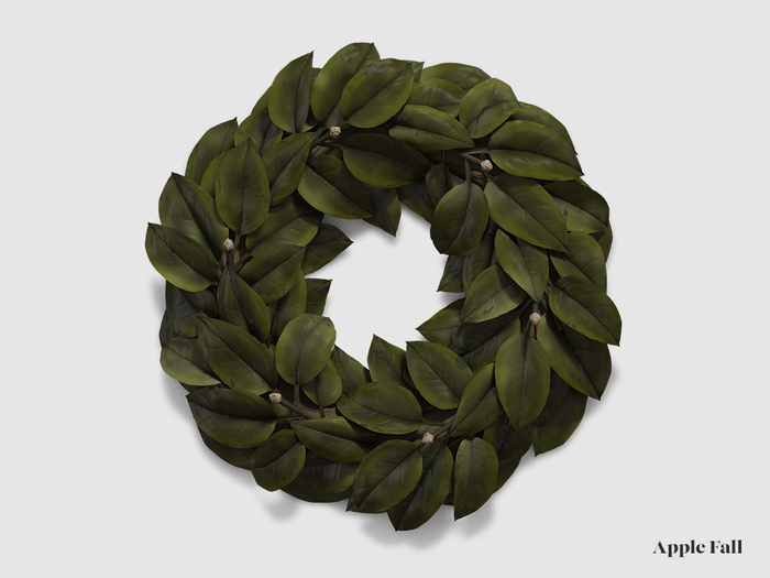 Apple Fall Fresh Magnolia Wreath