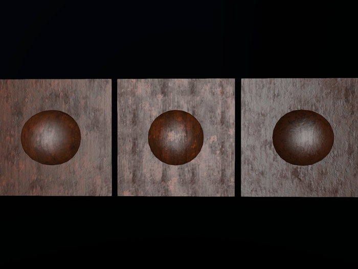 3 Full Perm Seamless 3D Rust Materials Textures