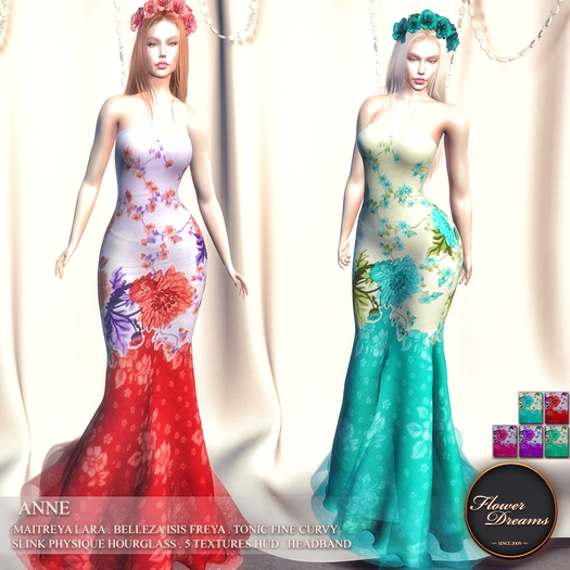 .:FlowerDreams:.Anne Gown - Boho Set 2