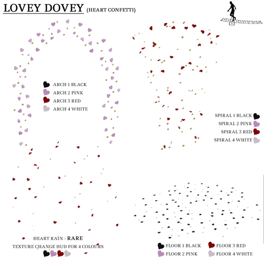 *~*HopScotch*~* Lovey Dovey - Spiral 3 Red