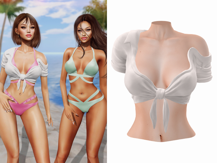 -[ vagrant ]- Brianna Shirt - White