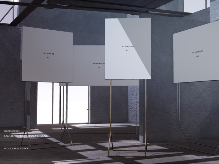 [Dope+Mercy] Double-sided AD Stand 3x2