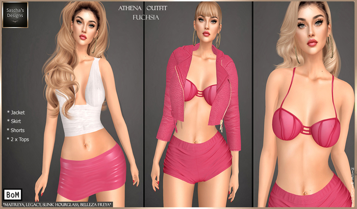 SAS - Athena Fuchsia Outfit (MB)