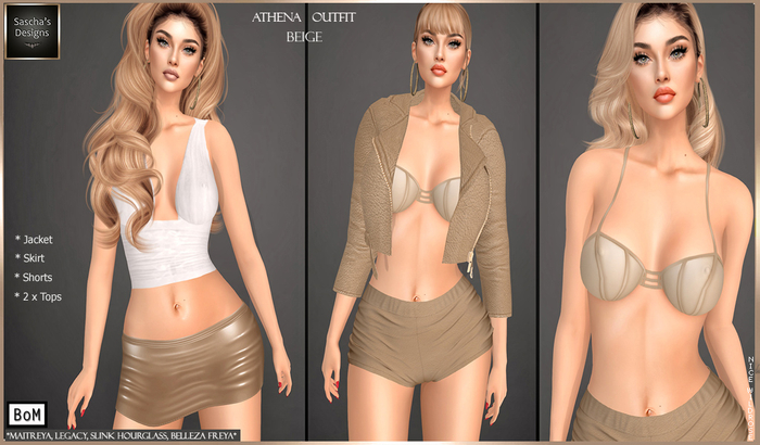 SAS - Athena Beige Outfit (MB)