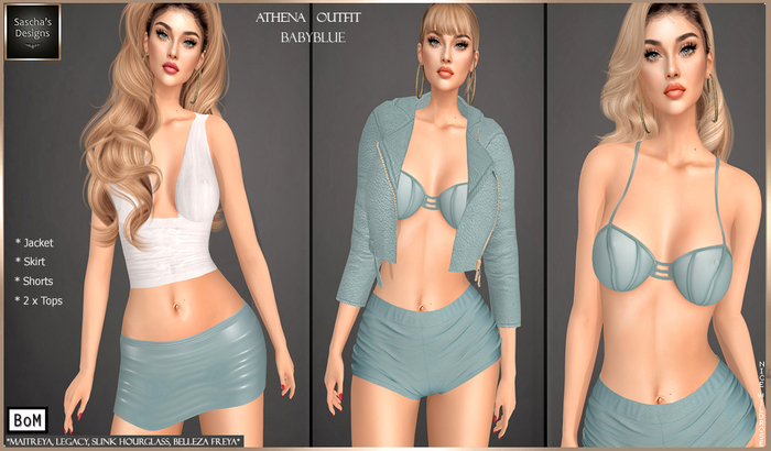 SAS - Athena BabyBlue Outfit (MB)
