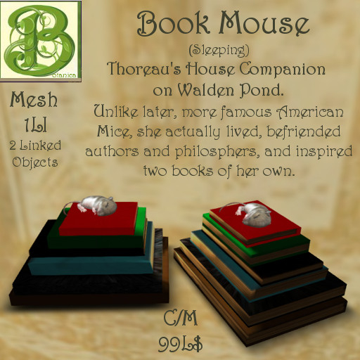 Book Mouse, Sleeping