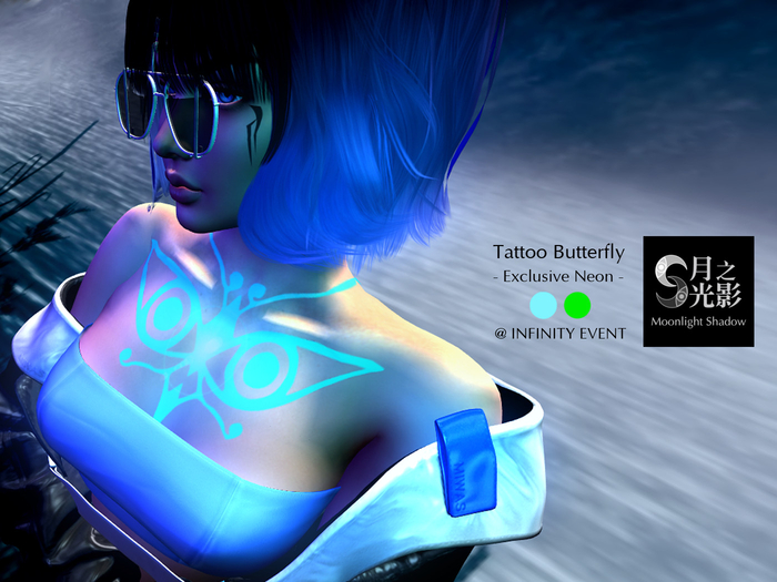 [:: MS ::] Tattoo Butterfly -Exclusive Neon