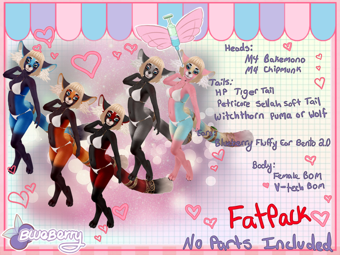Blueberry - Red Panda - Fatpack