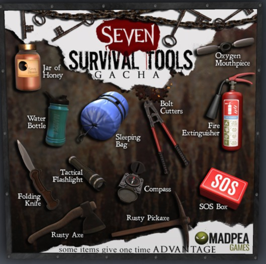 MadPea Survival Tools - Rusty Axe
