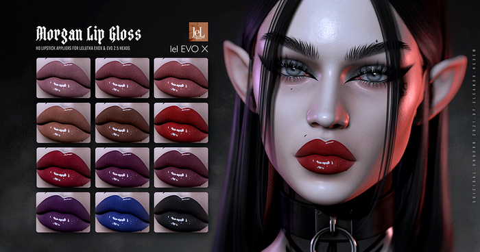 -SU!- Morgan Lip Gloss -Lelutka Evo & Evo X-