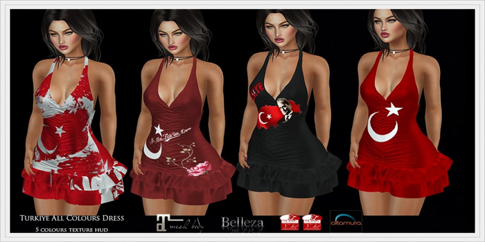 RADEX Mesh Turkiye 3  All Colours Dress