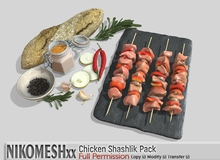 ::NIKOMESH::Full Permission Chicken Shashlik Pack