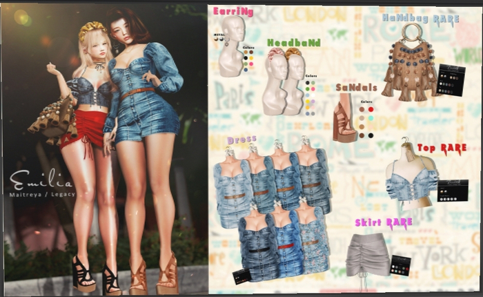 =Zenith=Emilia Glossy HeadBand (Lemon & Grape)