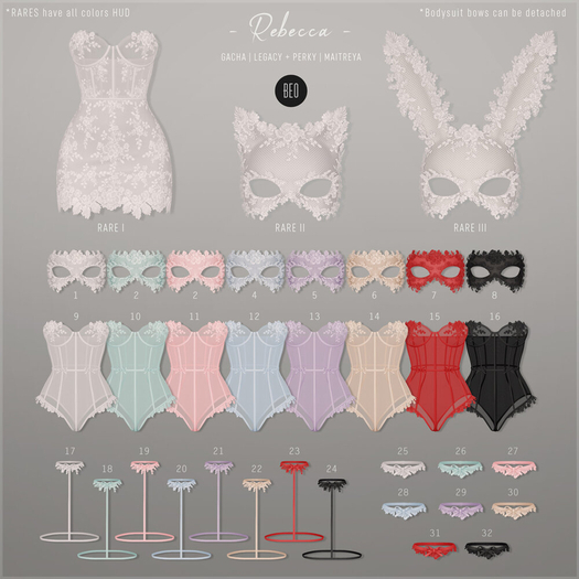 29.BEO - Rebecca gacha - Collar LAVENDER [Maitreya]